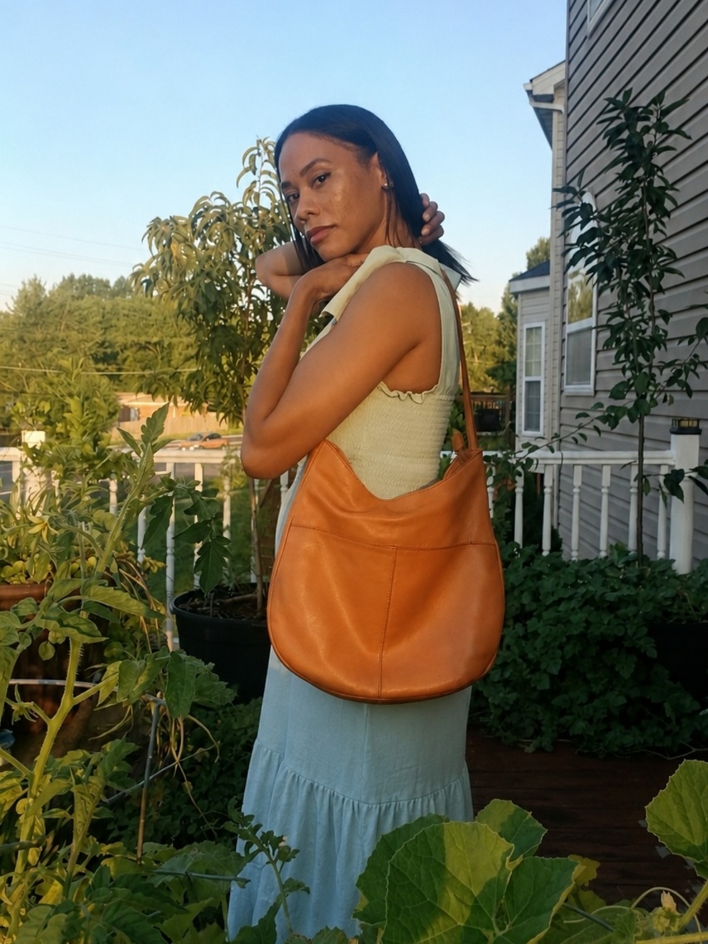 Margot New York Genuine Leather (Buttery Soft) Shoulder Bag
